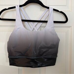 BuffBunny Gray Ombre Sports Bra
